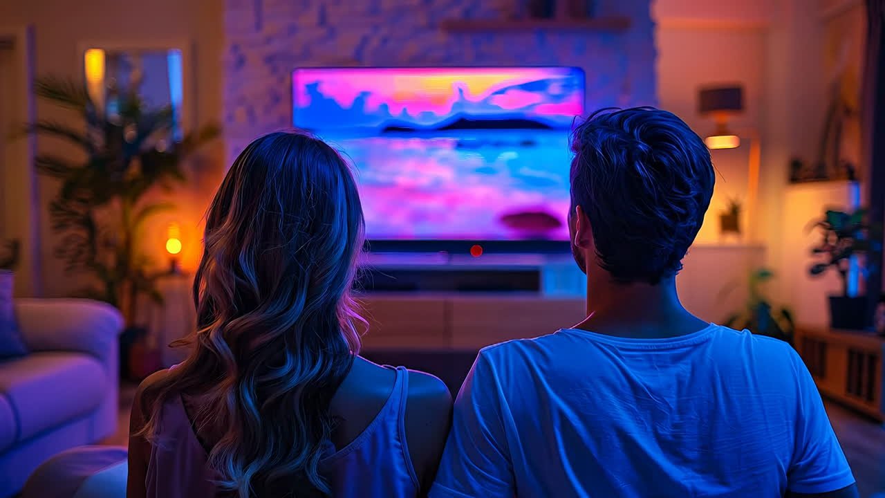 Cliente assistindo TV com a ULTRA4K